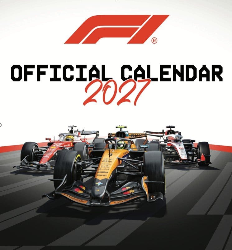 Formula 1 Offizieller Kalender 2027 30 x 30 cm Image