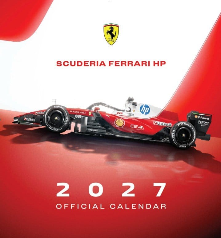 Scuderia Ferrari HP Offizieller Kalender 2027 30 x 30 cm Image