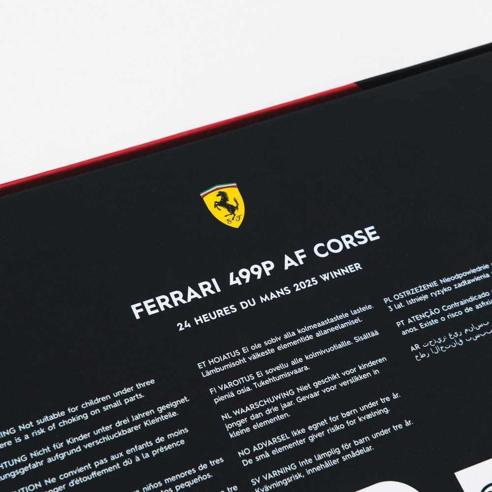 Ferrari AF Corse Puzzle 499P 24 Heures du Mans 2025 Winner (1000 Teile) 48 x 68 cm Image 4