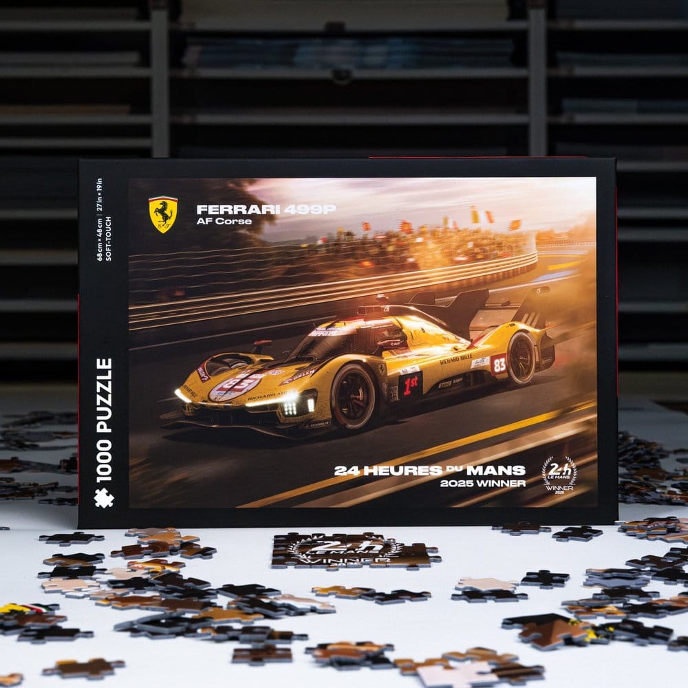 Ferrari AF Corse Puzzle 499P 24 Heures du Mans 2025 Winner (1000 Teile) 48 x 68 cm Image 5