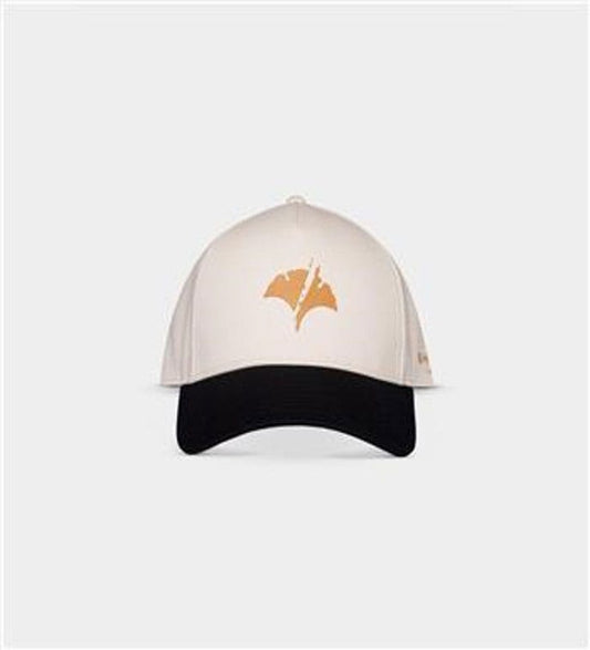 Ghost of Yotei Baseball Cap Ginko Leaf White Image 1