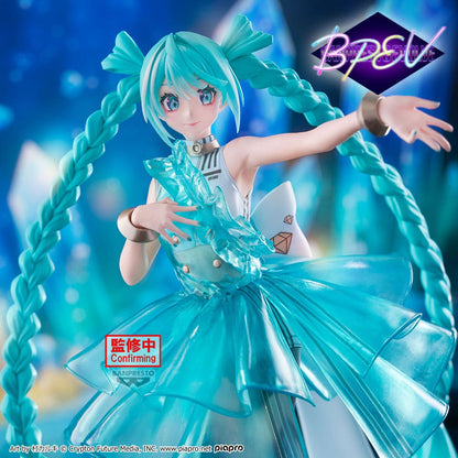 Hatsune Miku Clearluxe  PVC Statue Emerald Gem 28 cm Image 4