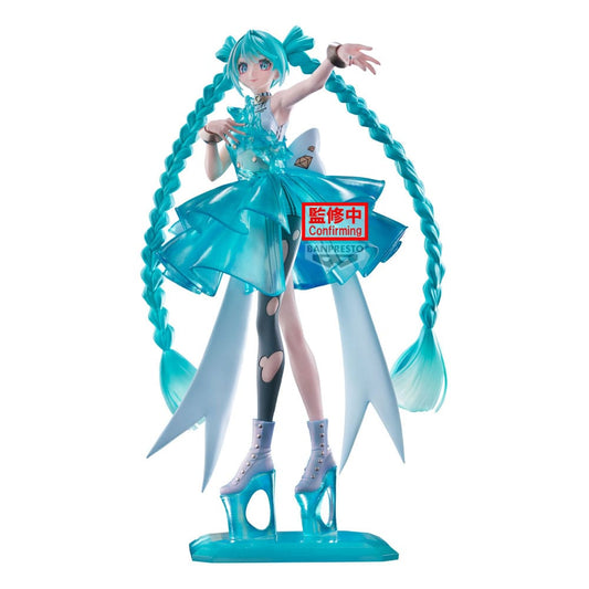 Hatsune Miku Clearluxe  PVC Statue Emerald Gem 28 cm Image 1