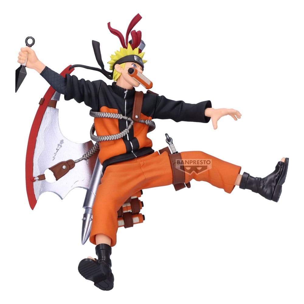 Naruto 72 Series Vibration Stars PVC Statue Naruto Uzumaki 16 cm Image 4
