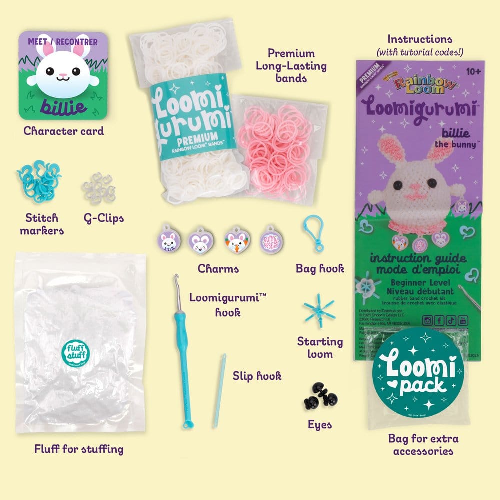 Rainbow Loom Bastelset Figuren DIY Loomigurumi Display (6) Image 12