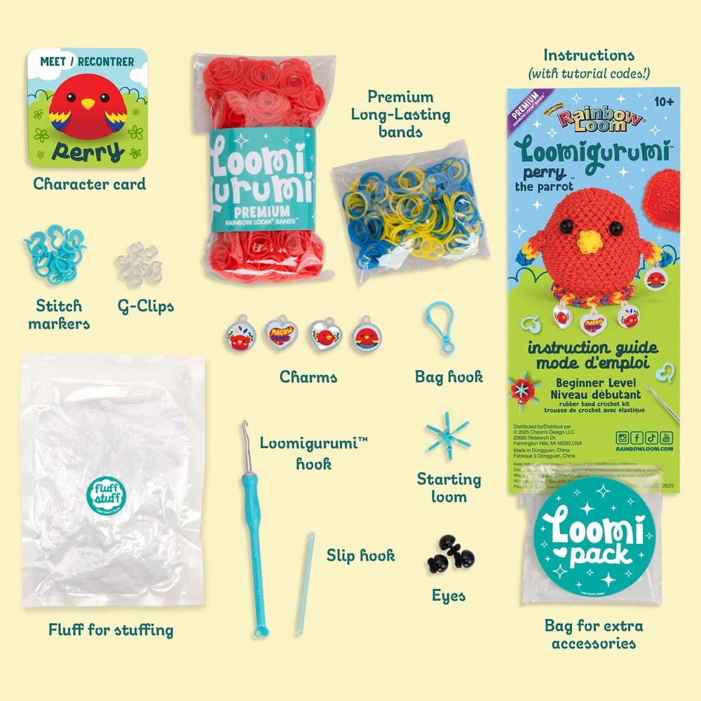 Rainbow Loom Bastelset Figuren DIY Loomigurumi Display (6) Image 17