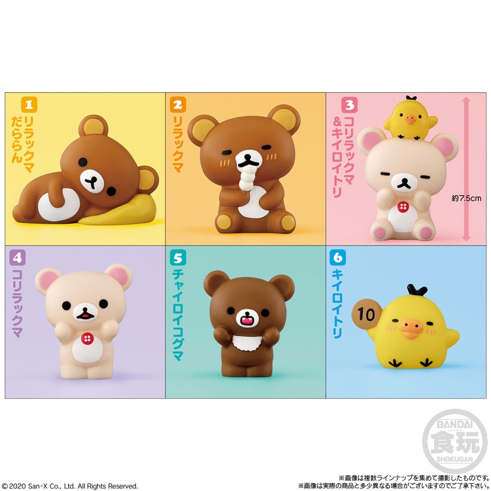 Rilakkuma Friends Mini-Figuren 6 cm Display (12) Image 1