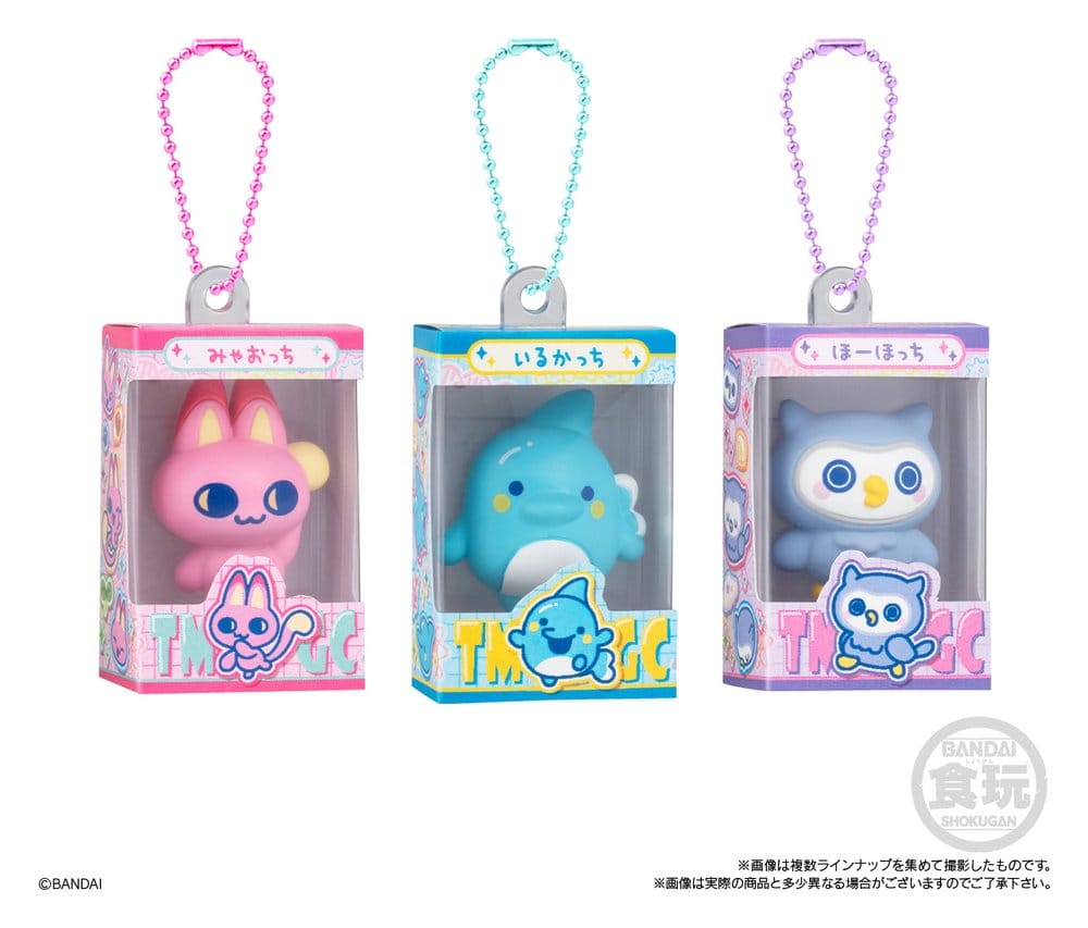 Tamagotchi Shokugan Box Mini-Schlüsselanhänger Wave 5 Blind Box 4 cm Display (12) Image 6