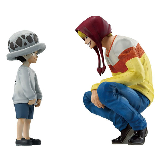 One Piece Ichibansho PVC Statue Trafalgar Law & Corazon (The Unbreakable Law) 11 cm Image