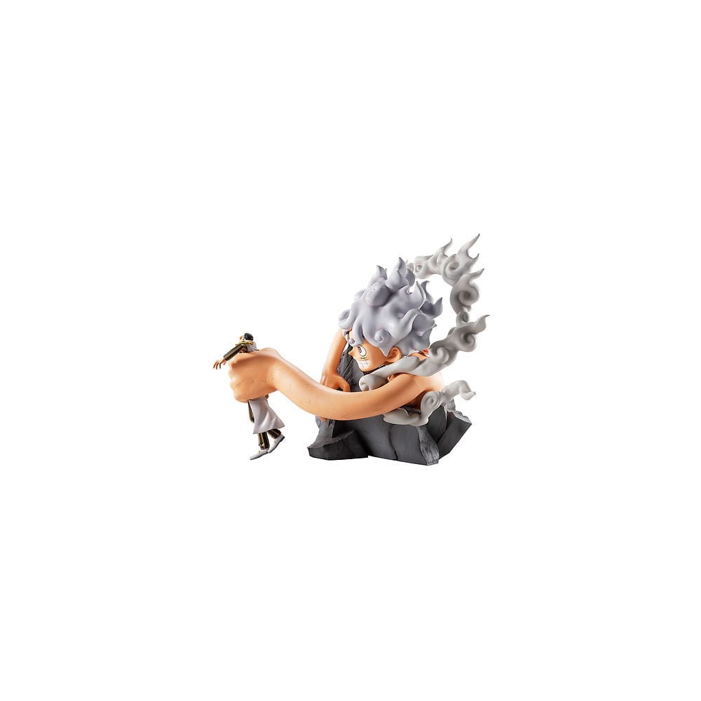 One Piece Burst of Energy Collection Ichibansho PVC Statue Monkey D Luffy Gear 5 vs Borsalino 20 cm Image 3