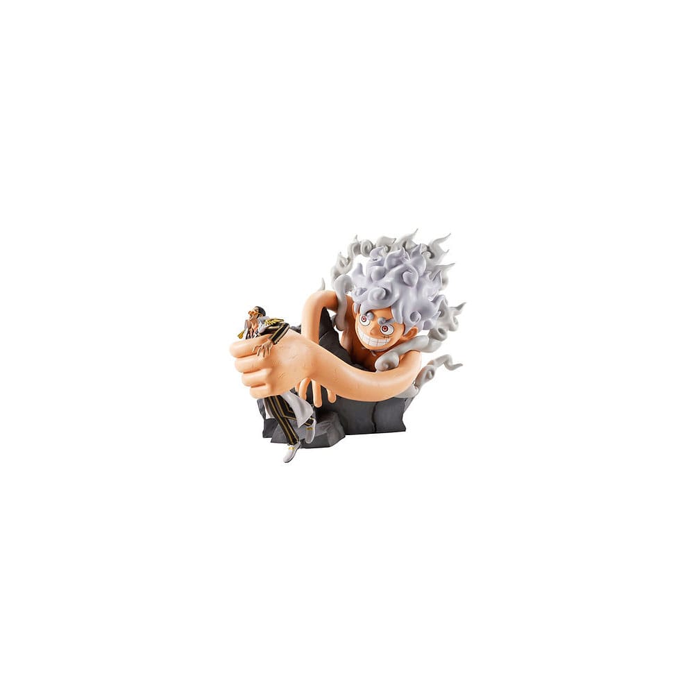 One Piece Burst of Energy Collection Ichibansho PVC Statue Monkey D Luffy Gear 5 vs Borsalino 20 cm Image 4