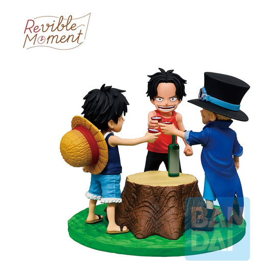 One Piece Dramatic Memories Ichibansho PVC Statue Ace & Sabo & Luffy 10 cm Image 2