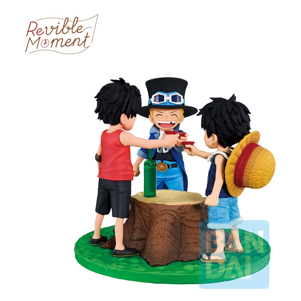 One Piece Dramatic Memories Ichibansho PVC Statue Ace & Sabo & Luffy 10 cm Image 3