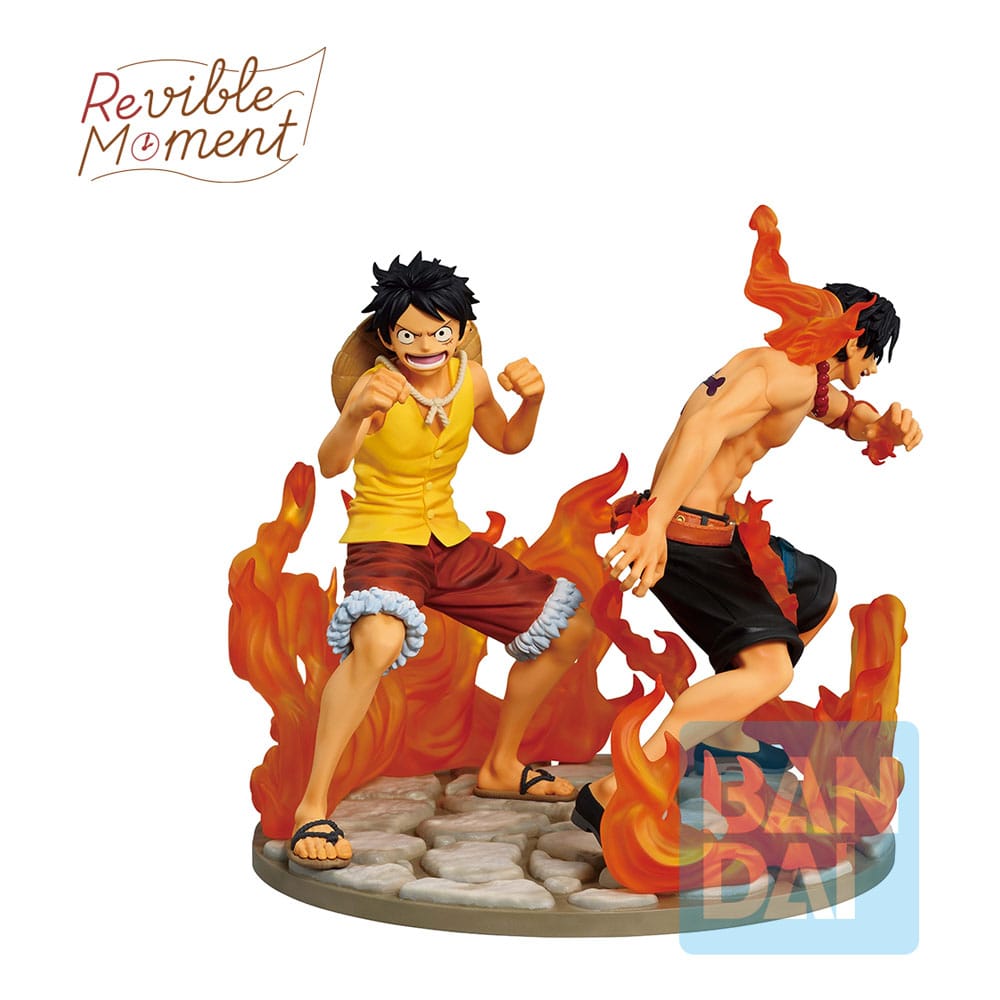 One Piece Dramatic Memories Ichibansho PVC Statue Ace & Luffy 15 cm Image 2