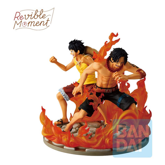 One Piece Dramatic Memories Ichibansho PVC Statue Ace & Luffy 15 cm Image 1