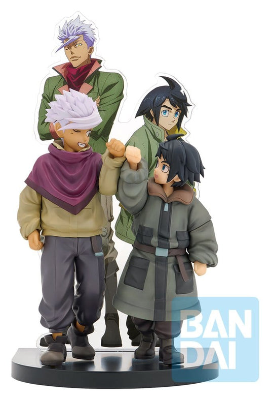 Mobile Suit Gundam: Iron-Blooded Orphans Ichibansho PVC Statue Mikazuki & Orga 18 cm Image 1