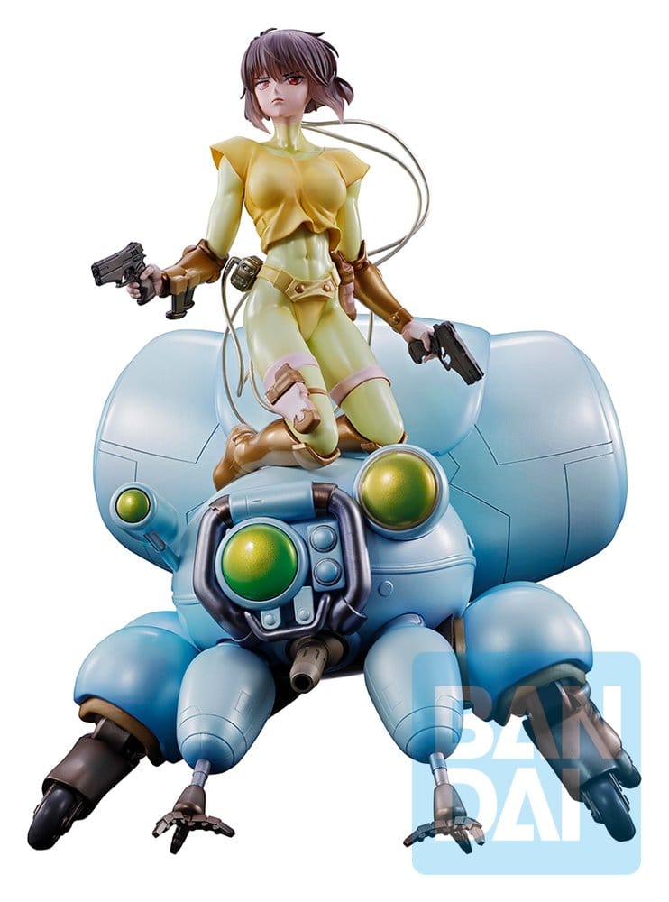 The Ghost in the Shell Ichibansho PVC Figur Motoko Kusanagi & Fuchikoma Vers. Blue 22 cm Image