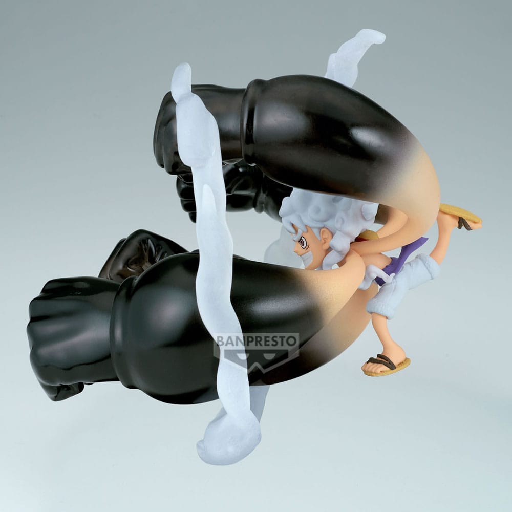 One Piece World Collectable Figure Special PVC Statue Monkey D. Luffy Gear5 Gum Dawn Gatling 12 cm Image 4