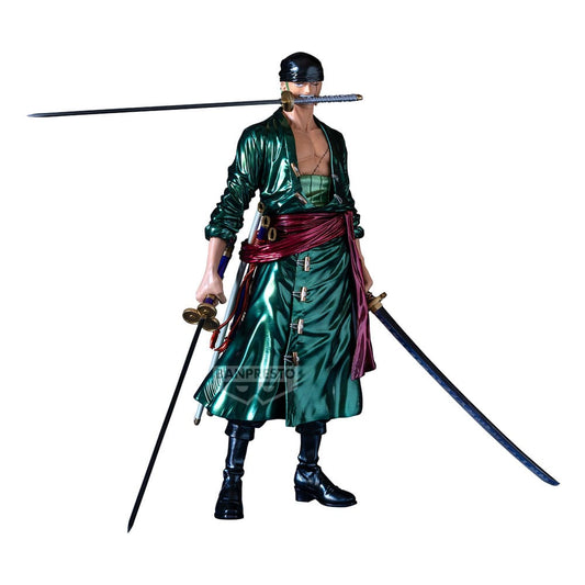One Piece Premium The Metallic PVC Statue Roronoa Zoro 30 cm Image
