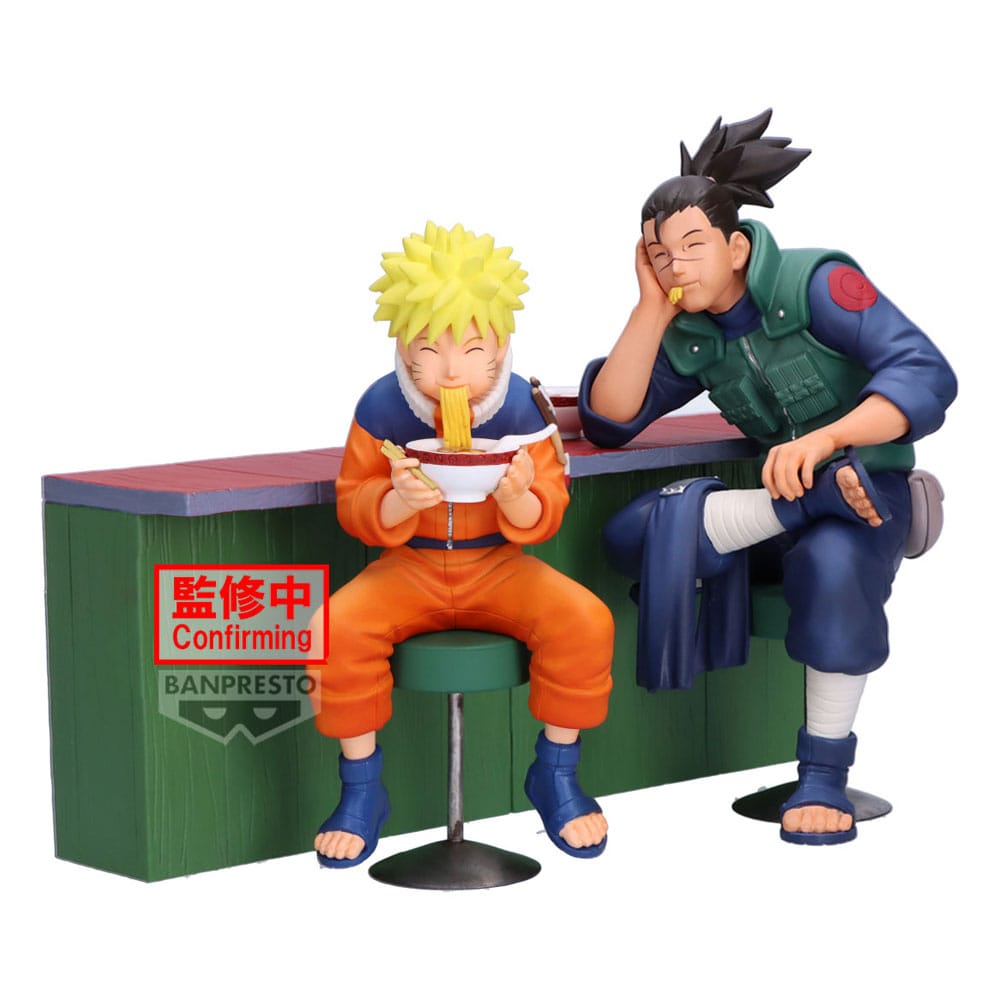Naruto 72 Series PVC Statue Naruto Uzumaki & Iruka Umino (A: Naruto Uzumaki) 11 cm Image 3