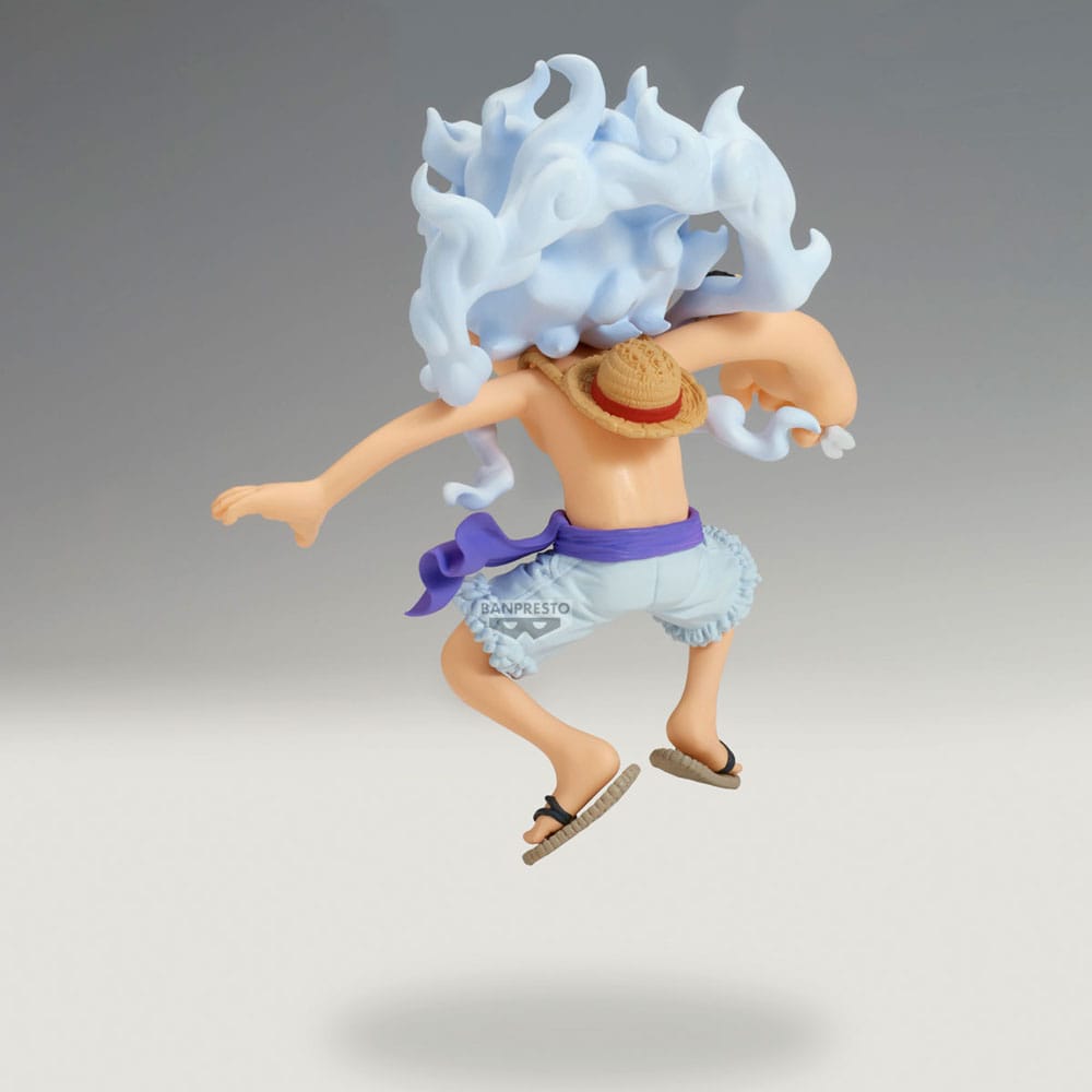 One Piece Mega WCF PVC Statue Monkey D. Ruffy vs Borsalino 13 cm Image 5
