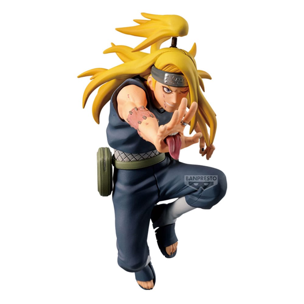 Naruto 72 Series Vibration Stars PVC Statue Deidara & Sasuke Uchiha (A: Deidara) 19 cm Image