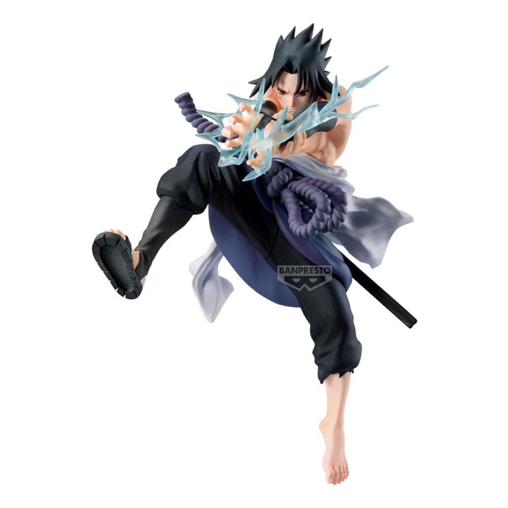 Naruto 72 Series Vibration Stars PVC Statue Deidara & Sasuke Uchiha (B: Sasuke Uchiha) 18 cm Image