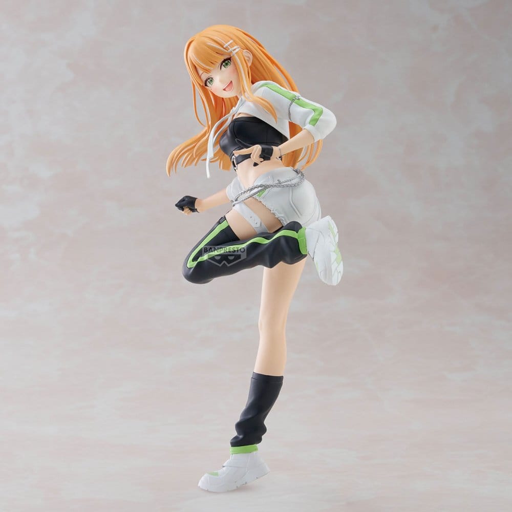 The Idolm@ster Gakuen Espresto PVC Statue Sumika Shiun Accent green ver. 22 cm Image 2
