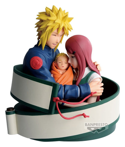 Naruto 72 Series PVC Statue Minato & Naruto & Kushina 13 cm Image 1