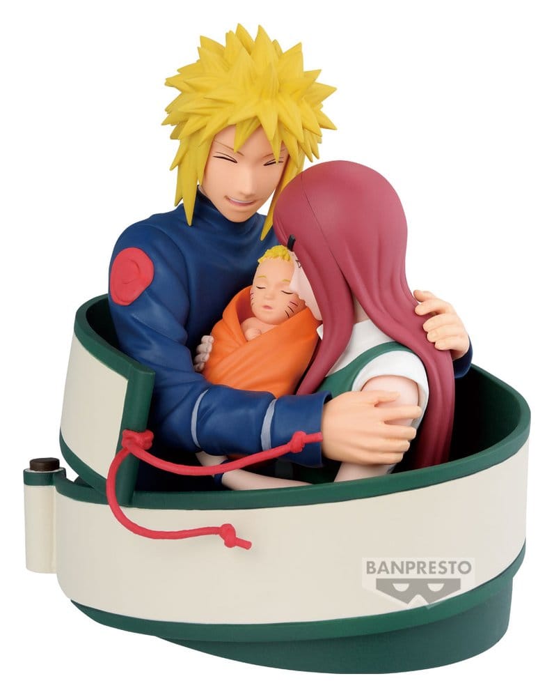 Naruto 72 Series PVC Statue Minato & Naruto & Kushina 13 cm Image 3