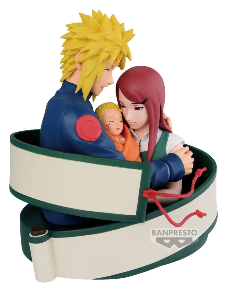 Naruto 72 Series PVC Statue Minato & Naruto & Kushina 13 cm Image 4