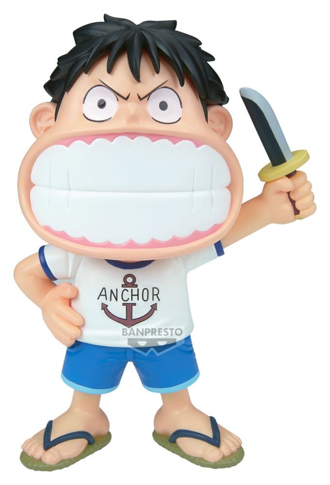 One Piece Big Sofvimates PVC Statue Monkey D. Luffy 15 cm Image 1