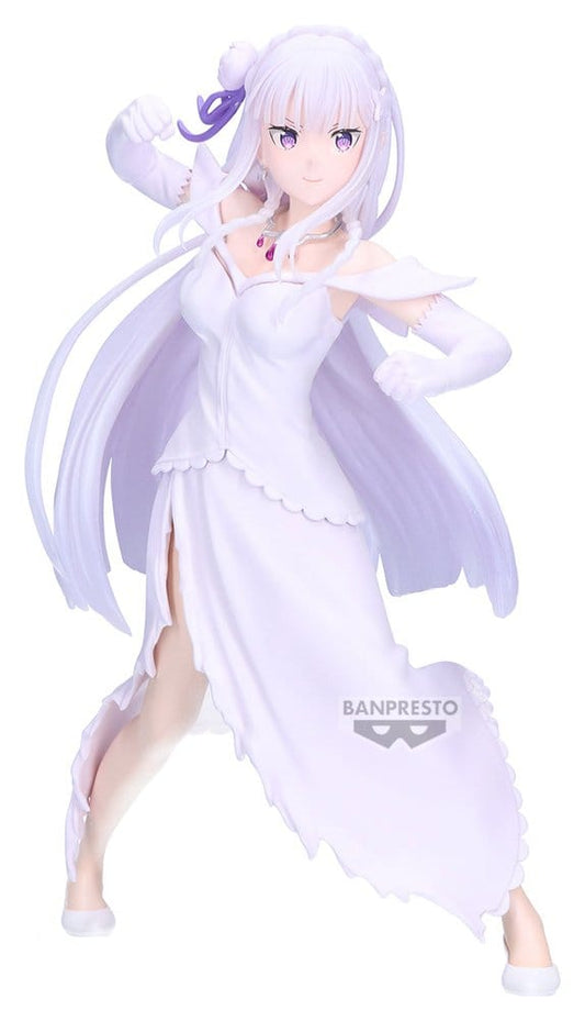 Re:ZERO -Starting Life in Another World- Espresto PVC-Figur Emilia (Excite Motions) 22 cm Image 1