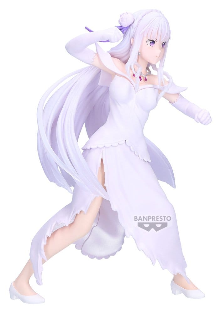 Re:ZERO -Starting Life in Another World- Espresto PVC-Figur Emilia (Excite Motions) 22 cm Image 3