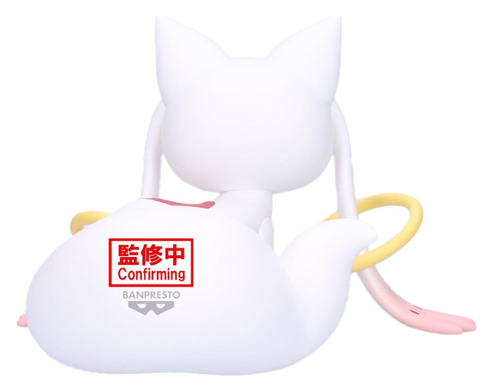 Puella Magi Madoka Magica Rising Fluffy Puffy Big PVC-Figur Kyubey 13 cm Image 3