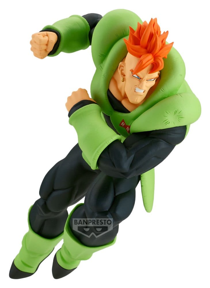 Dragon Ball Z Match Makers PVC-Figur Android 16 (vs Cell) 17 cm Image 1