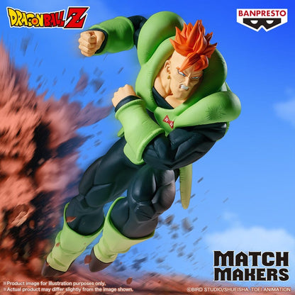 Dragon Ball Z Match Makers PVC-Figur Android 16 (vs Cell) 17 cm Image 9