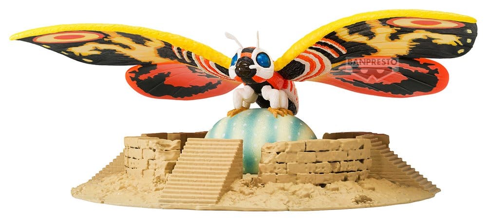 Rebirth of Mothra Toho Monster Series Art Vignette PVC-Figur Mothra (1996) 5 cm Image 1