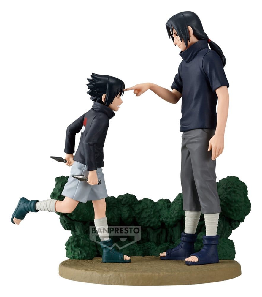 Naruto Shippuden Memorable Saga PVC-Figur Sasuke Uchiha & Itachi Uchiha 14 cm Image 1