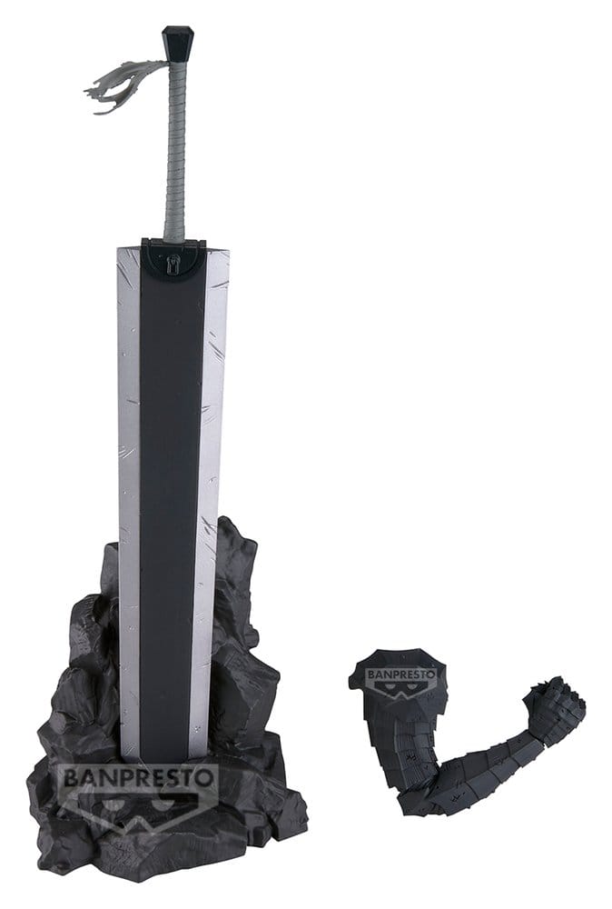 Berserk Grandista PVC-Figur Guts (B:Right Arm & Weapon) 25 cm Image 1
