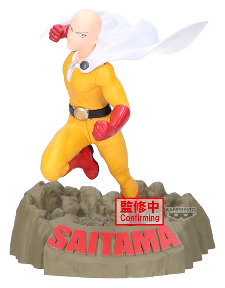 One Punch Man PVC-Figur Saitama Crash Base Ver. 22 cm Image 1