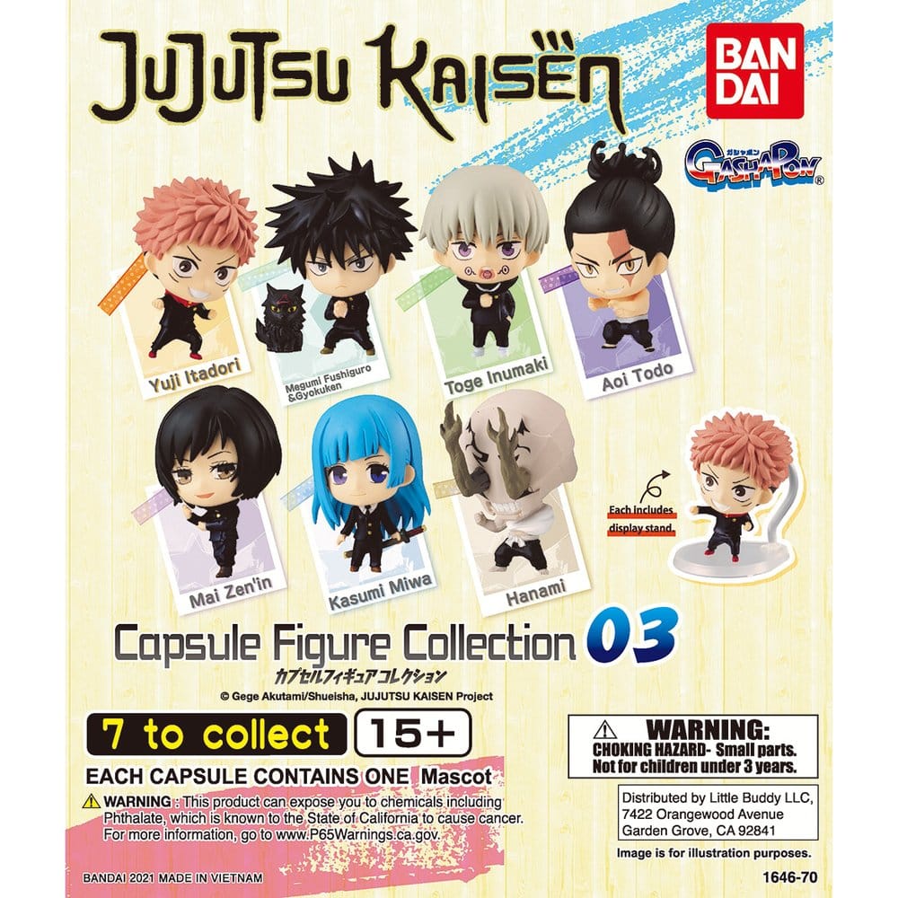 Jujutsu Kaisen Capsule Figure Collection Gashapon Minifiguren Blind Box Series 2 Display (24) Image 1