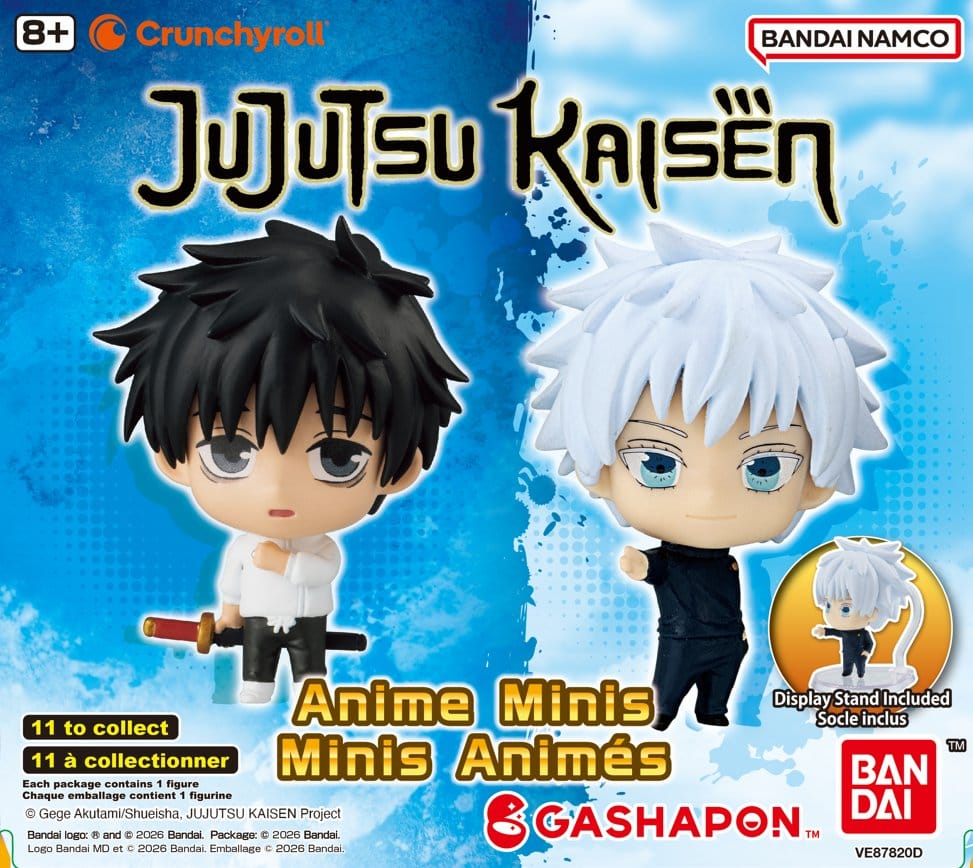 Jujutsu Kaisen Animes Gashapon Minifiguren Blind Box Display (24) Image 1