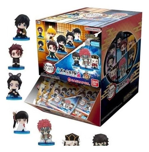 Demon Slayer Suwarase-tai Gashapon Minifiguren Blind Box Wave 5 Display (24) Image 1