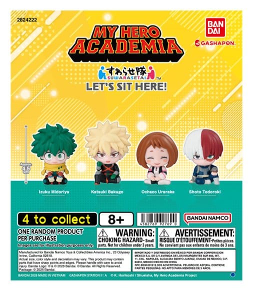 My Hero Academia Gashapon Minifiguren 5 cm Blind Box Display (24) Image