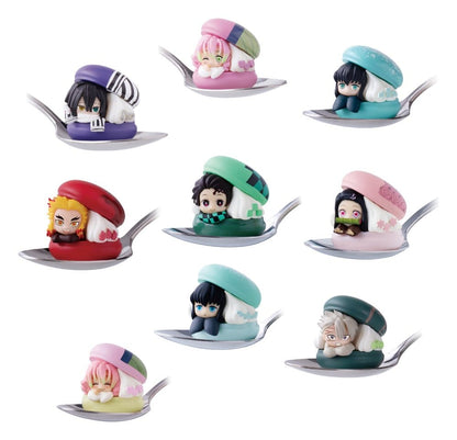 Demon Slayer: Kimetsu no Yaiba Chara Macaron Gashapon Minifiguren 4 cm Blind Box Display (24) Image 1