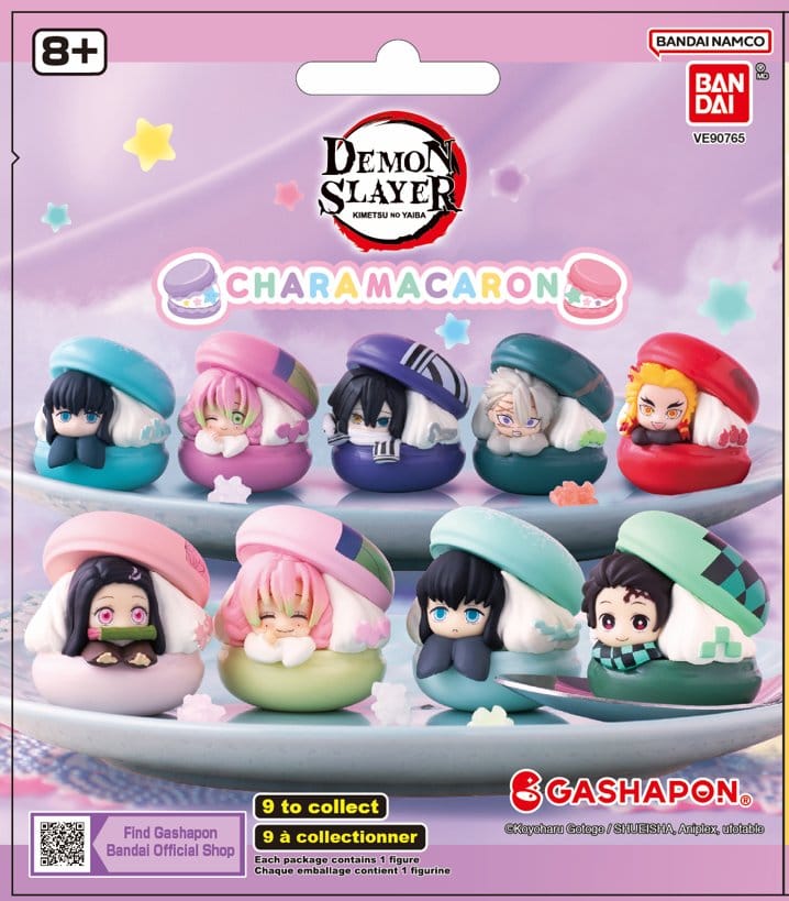Demon Slayer: Kimetsu no Yaiba Chara Macaron Gashapon Minifiguren 4 cm Blind Box Display (24) Image 10