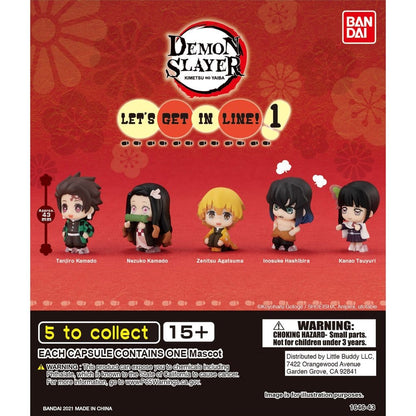Demon Slayer Narabundesu Gashapon Minifiguren Blind Box Wave 1 Display (24) Image 1