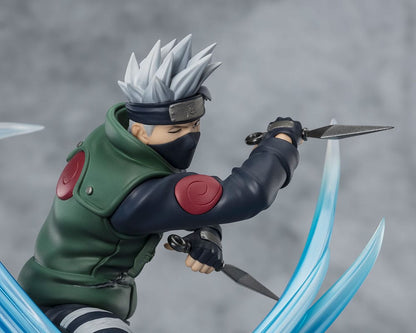 Naruto Shippuden Figuarts ZERO Extra Battle PVC Statue Kakashi Hatake Conclusion with one once called Friend 20 cm Image 4
