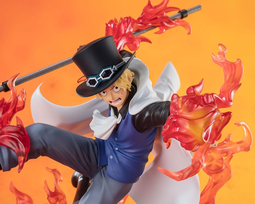 One Piece Figuarts ZERO Extra Battle PVC Statue Sabo Fire Fist Rook Check 19 cm Image 4